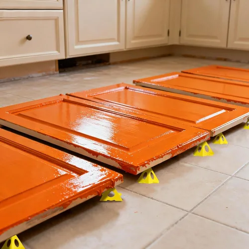Miniatura 8 de KATA Soportes piramidales para pintores: 36 piezas de pirámides de pintura para puertas de gabinetes, pintura y vertido, mini trípodes de pintura