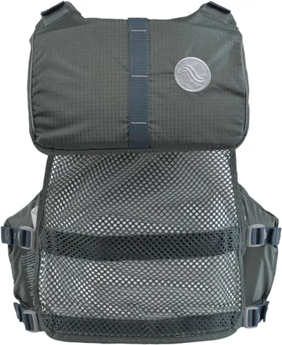 Miniatura 2 de Astral V-Eight Fisher - Chaleco salvavidas para adultos, alta ventilación, USCG tipo III PFD, para pesca y excursiones Gris