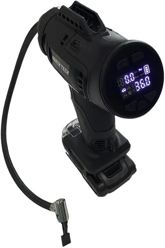 Miniatura 3 de North Tech Kit de inflado inalámbrico de 18 voltios de 160 PSI, tu solución todo en uno para inflar sin esfuerzo