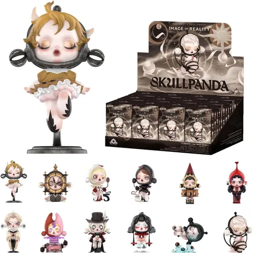 Miniatura 9 de POP MART Skullpanda Serie Imagen de la Realidad - Figuras de Caja Ciega, Figuras de Acción de Diseño Aleatorio, Juguetes Coleccionables