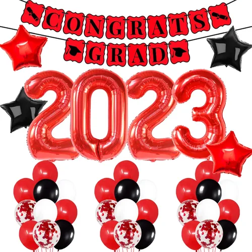 Miniatura 13 de KatchOn, Juego de decoración de fiesta púrpura 2026 – Paquete enorme de 155 globos para arco 2026 Globos 2026, telón de fondo con flecos, Morado