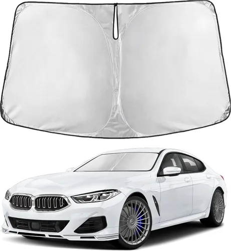Miniatura 86 de Econour Parasol para parabrisas compatible con Honda Civic 2016-2021, protector de parasol plegable para ventana, bloquea los rayos UV y mantiene tu