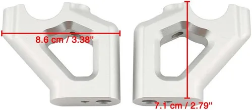 Miniatura 3 de Dreamseek Elevadores de manillar para Triumph Tiger 800/850/900 2010-2023, Tiger Explorer 1200 2012-2022 Abrazaderas de adaptador de montaje