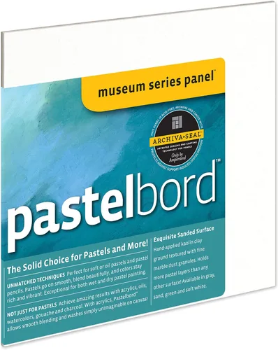 Miniatura 50 de Ampersand Art Supply Serie Museum Pastelbord 5 x 7 pulgadas Colores surtidos Panel de pintura pastel y seco de 1/2 pulgada Sostiene más