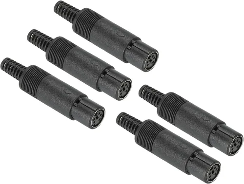 Miniatura 6 de PATIKIL S-Video DIN Mini hembra Socket 4 Pin transmisión de señal para TV, reproductor de DVD paquete de 5