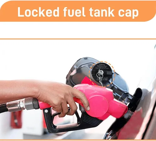 Miniatura 6 de Tapa de Gas con Cerradura, Tapa de Tanque de Combustible con Cerradura, Tapa de Combustible con Llave, 77300-47020, 10504 Accesorios para Automóvil
