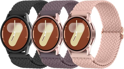 Miniatura 10 de Delidigi Bandas elásticas compatibles con Samsung Galaxy Watch 7/6/5/4 de 1.575 pulgadas, 1.732 pulgadas, Watch 6 Classic de 1.732 pulgadas, Watch 5