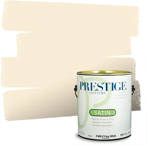Miniatura 64 de PRESTIGE Paints Exterior Paint and Primer In One, 1-Gallon, Satin, Comparable Match of Benjamin Moore* Royal Linen* 931BM-PCM
