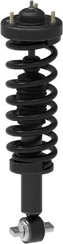 Miniatura 6 de Detroit Axle - Kit de 4 barras estabilizadoras delanteras para Ford F-150 2021 2022 2023 2024, 2 puntales con resorte helicoidal, 2 eslabones