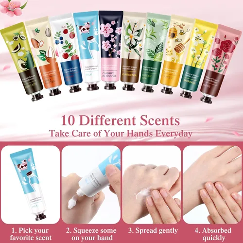 Miniatura 3 de Paquete de 200 regalos de crema de manos para mujeres, regalos para el Día de la Madre, mini loción a granel para manos secas y agrietadas, mini