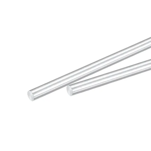 Miniatura 11 de MECCANIXITY Varilla redonda de aluminio macizo de 0.236 in de diámetro, 9.843 in de longitud, para manualidades, paquete de 2