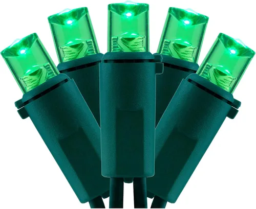 Miniatura 17 de YULETIME 200 luces LED de Navidad azules de gran angular, 66 pies, cable verde, certificado UL, 0.197 in, juego de luces navideñas (azul) Stay