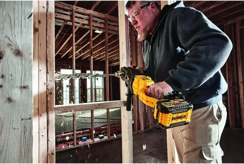 Miniatura 8 de DEWALT 60V MAX* Taladro de ángulo recto, espárrago/viga, solo herramienta (DCD470B)