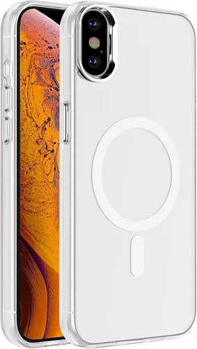 Miniatura 69 de S. Tedazo Funda magnética para iPhone 7/8 Plus (5.5 pulgadas) compatible con MagSafe, [no amarillenta] delgada, a prueba de golpes, funda para Negro
