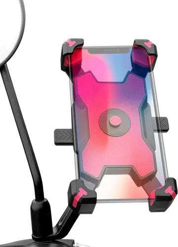 Miniatura 8 de Soporte de teléfono para motocicleta, soporte de teléfono para manillar de bicicleta 2024 para bicicleta, scooter eléctrico, soporte para teléfono