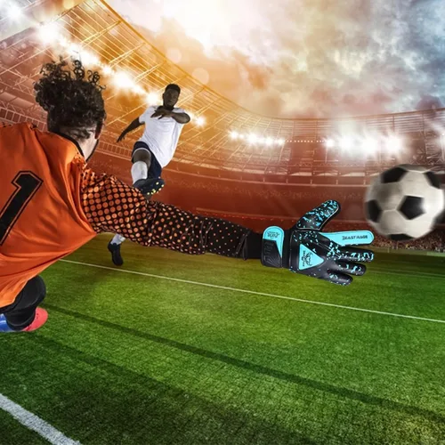 Miniatura 7 de BEAST RAGE Guantes de portero para niños con soporte de agarre, guante de fútbol juvenil, guante de fútbol para niños, guante de fútbol para niños