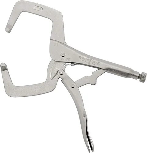 Miniatura 2 de Irwin 3-3/8 in. x 2-5/8 in. Abrazadera C de bloqueo de acero D 1000 lb. capacidad Plata 1 ud.