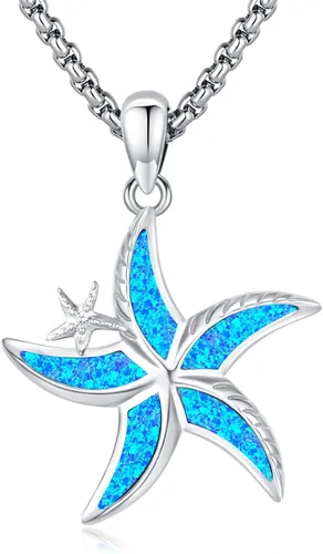 LOOVE Collar de plata de ley con diseño de gato, búho, delfín, tortuga, piedra lunar, concha de abulón, ópalo de cristal, lindos animales, regalo de