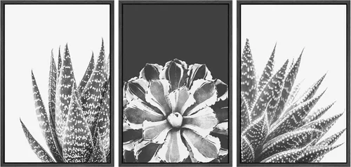 Miniatura 90 de SIGNWIN Juego de impresión enmarcada para pared, diseño de rayas verticales, fotografía abstracta, arte moderno, primer plano, relajante, tranquilo