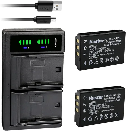 Miniatura 5 de Kastar Cargador de batería USB LTD2 compatible con batería EXFO XW-EX003, AXS-100, AXS-110, AXS-110 OTDR, FIP-400-D, FLS-600, FPM-600, FVA-600