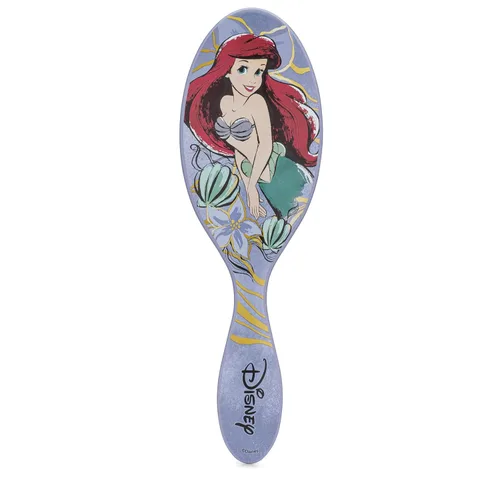 Wet Brush Disney Original Cepillo Desentangelante, Ariel (Princesa Elegante), con cerdas IntelliFlex ultra suaves, cepillo de desenredar que se