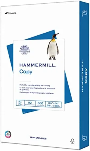 Miniatura 5 de Hammermill Papel para impresora, papel de copia de 20 libras, 8.5 x 11 pulgadas, 5 resmas (2500 hojas), 92 brillante, fabricado en los Estados Unidos
