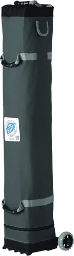 Miniatura 2 de E-Z UP Pyramid Toldo de Refugio Instantáneo Carpa Desplegable, 10' x 10' con Bolsa Rodante Wide-Trax y Juego de 4 Estacas, Azul Real