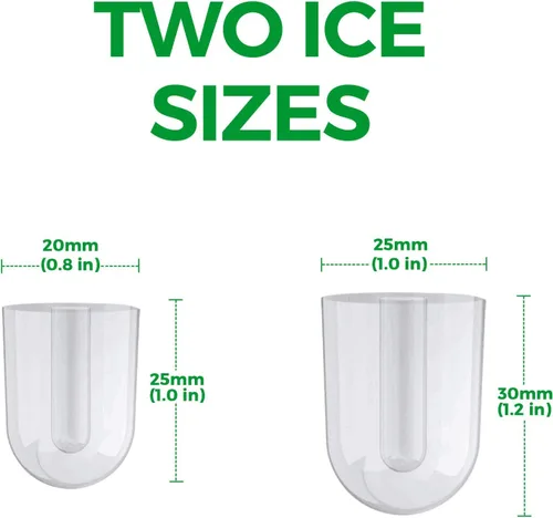 Miniatura 4 de Máquina para hacer hielo para encimera, 9 cubitos de hielo listos en 6 minutos, 26 libras/24 horas, luces indicadoras LED, compacta, portátil