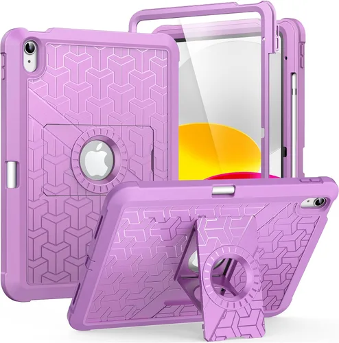 Miniatura 28 de MoKo Funda para iPad (A16) de 11ª/10ª generación 2025/2022, resistente a prueba de golpes, doble capa protectora de cuerpo completo, protector