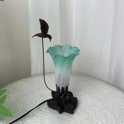 Miniatura 5 de Bieye LS08 Pantalla de cristal soplado con flores de lirio