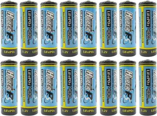 Miniatura 10 de (4-Pack) HyperPS 3.2V LiFePo4 14430 (14 x 43mm) 400mAh Rechargeable Battery for Solar Panel Light, Tooth Brush, Shaver, Flashlight