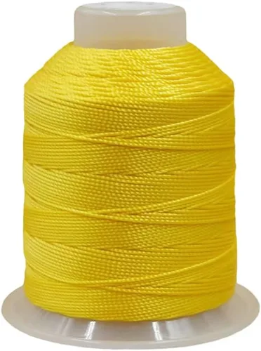 Miniatura 14 de Cuerda de seda torcida de poliéster de 0.039 in, 240 yardas, hilo de 3 capas para manualidades, macramé, colgantes, joyas, pulseras de la amistad