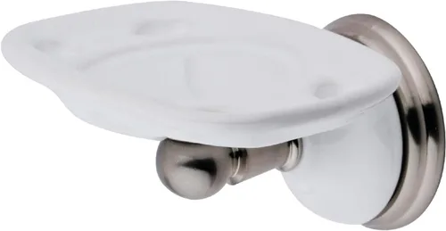 Miniatura 3 de Kingston Brass BA1116C - Soporte para cepillo de dientes y vaso victoriano, cromo pulido, longitud de 5-1/4 pulgadas, espacio libre de pared