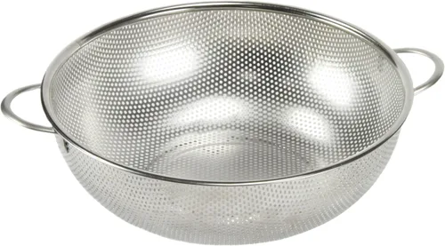 Chef Craft Select Colador microperforado, 5 cuartos de galón, acero inoxidable