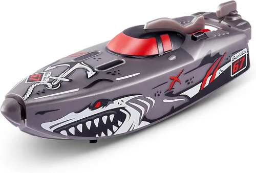 Miniatura 3 de Robo Alive Robo Boats, Tiburón Blanco y Tiburón Dino, Pack de 2, de ZURU, Juguete de Barco Activado por Agua, (Exclusivo de Amazon)