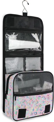 Miniatura 3 de MNSRUU Hanging Toiletry Bag Goth Bats Moons and Stars Travel Makeup bag for Toiletries Portable Travel Toiletry Organizer Cosmetic Bags with Hanging