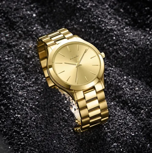 Miniatura 3 de BUREI Men Watches Gifts for Men Fashion Stainless Steel Analog Quartz Waterproof Watches for Mens