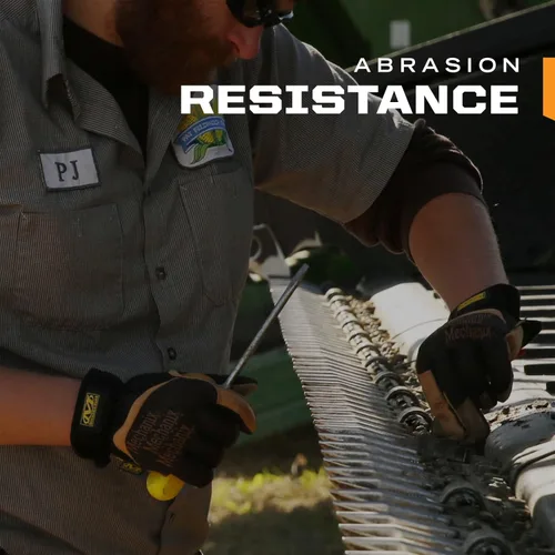 Miniatura 6 de Mechanix Wear Fastfit Guantes de Cuero - Guantes Resistentes a la Abrasión para Seguridad de las Manos - Transpirables - Ajuste Seguro - Palma