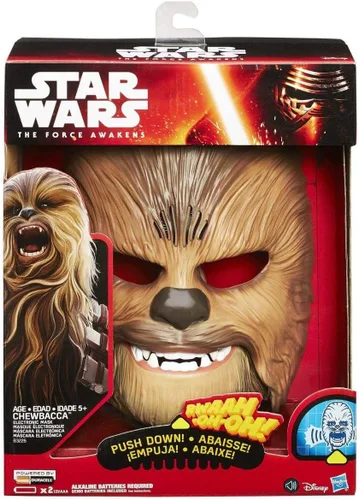 Miniatura 2 de Máscara electrónica de Chewbacca, Star Wars The Force Awakens , Estándar, Marrón