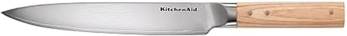 Miniatura 12 de KitchenAid Cuchillo de pelar forjado de 3.5 pulgadas de alta calidad, hoja de acero de damasco AUS-10, mango de madera de Pakka con triple remache
