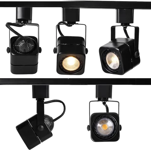 Miniatura 4 de Cabezal de luz LED regulable de 10 W, 3 cables, circuito único, tipo H, riel de iluminación de riel, foco de techo para tareas de acento