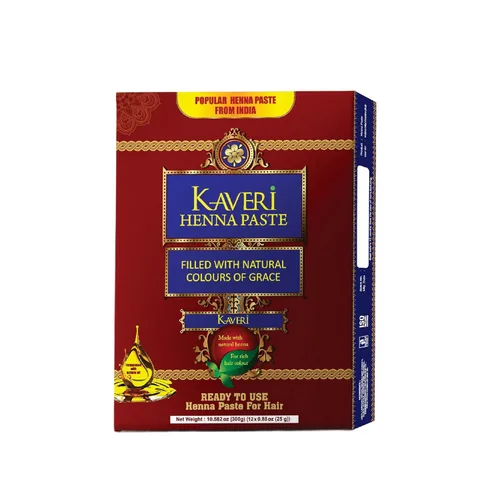 Miniatura 10 de Kaveri Paquete de 4 tubos de cono de henna listos para usar, color marrón oscuro natural, color rojo, para mujeres, perfecto para con aceite