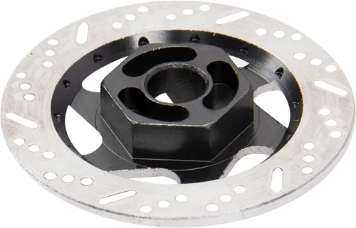 Miniatura 2 de ShareGoo - Paquete de 4 neumáticos de metal de 0.472 pulgadas para llanta hexagonal, disco de freno compatible con Traxxas Tamiya HSP HPI Redcat