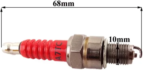 Miniatura 2 de Bujías de encendido A7TC de carreras de alto rendimiento para 50cc 70cc 90cc 110cc 125cc 140cc 150cc 160cc Pit Dirt Bike Motocicleta ATV Quad