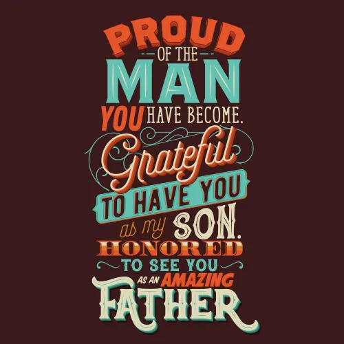 Miniatura 6 de Prime Greetings Tarjeta del día del padre para hijo, hecha en Estados Unidos, ecológica, tarjeta gruesa con sobre de primera calidad de 5 x 7.75