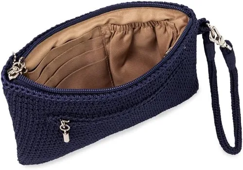 Miniatura 4 de The Sak Vita - Correa de muñeca en ganchillo, correa de muñeca individual y bolsillos para tarjetas