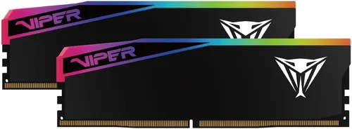 Patriot Viper Elite 5 Ultra Gaming RGB DDR5 RAM 32GB (2X16GB) 6400MT/s CL32 1.4v UDIMM Kit de memoria para juegos de escritorio compatible con Intel
