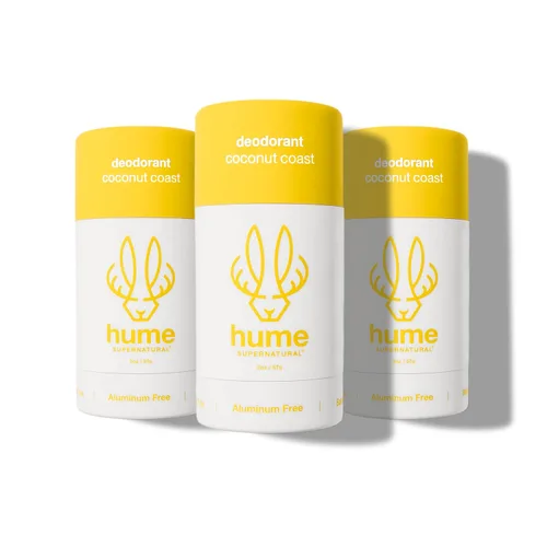 Miniatura 9 de Hume Supernatural Coconut Coast - Desodorante sin aluminio para mujeres y hombres, seguro para pieles sensibles, probióticos, a base de plantas, sin