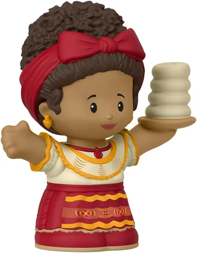 Miniatura 3 de Mattel Pieza de repuesto para Little People Encanto Playset - HMX75 ~ Mirabel's Primo Delores Holding a Plate of Cakes