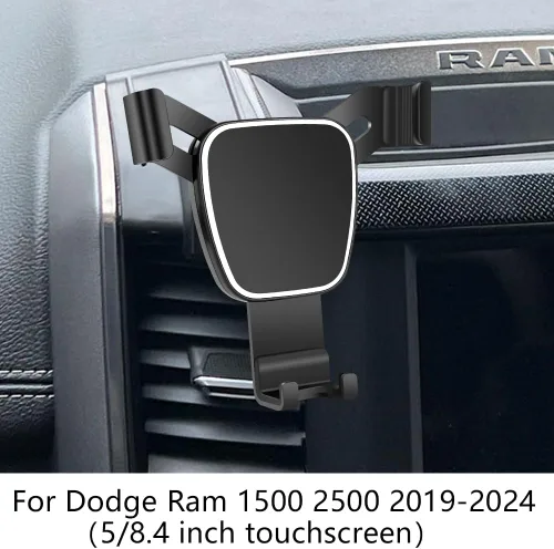 Miniatura 3 de Soporte de teléfono de coche para Dodge Ram 1500 2500 2021 2022 2023 2024 2025 2026 Dodge Ram 1500 2500 【Pantalla de 5 y 8.4 pulgadas】 Camionetas